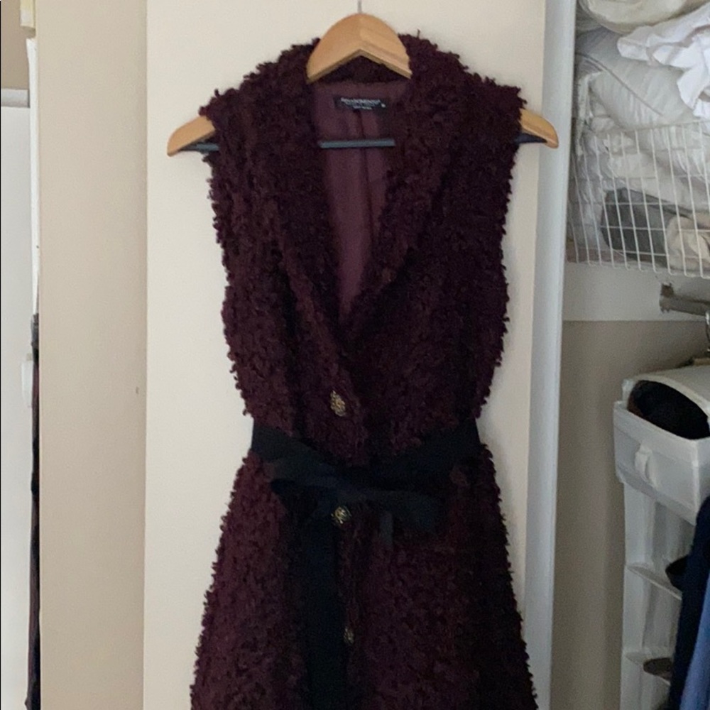 Faux Lamb Shearling Vest